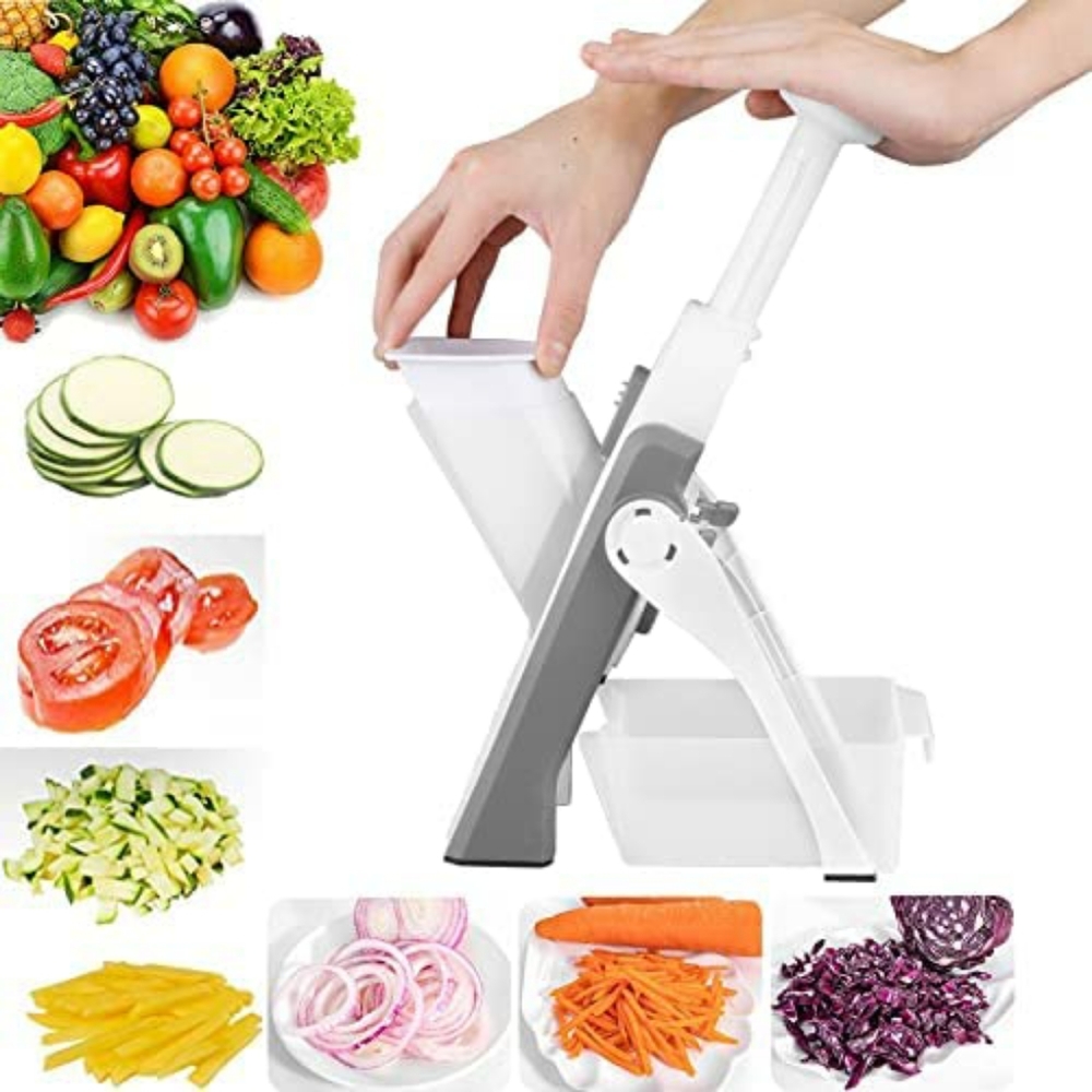 Vegetable Slicer for Kitchen Safe Vegetable Chopper Mandoline Slicer